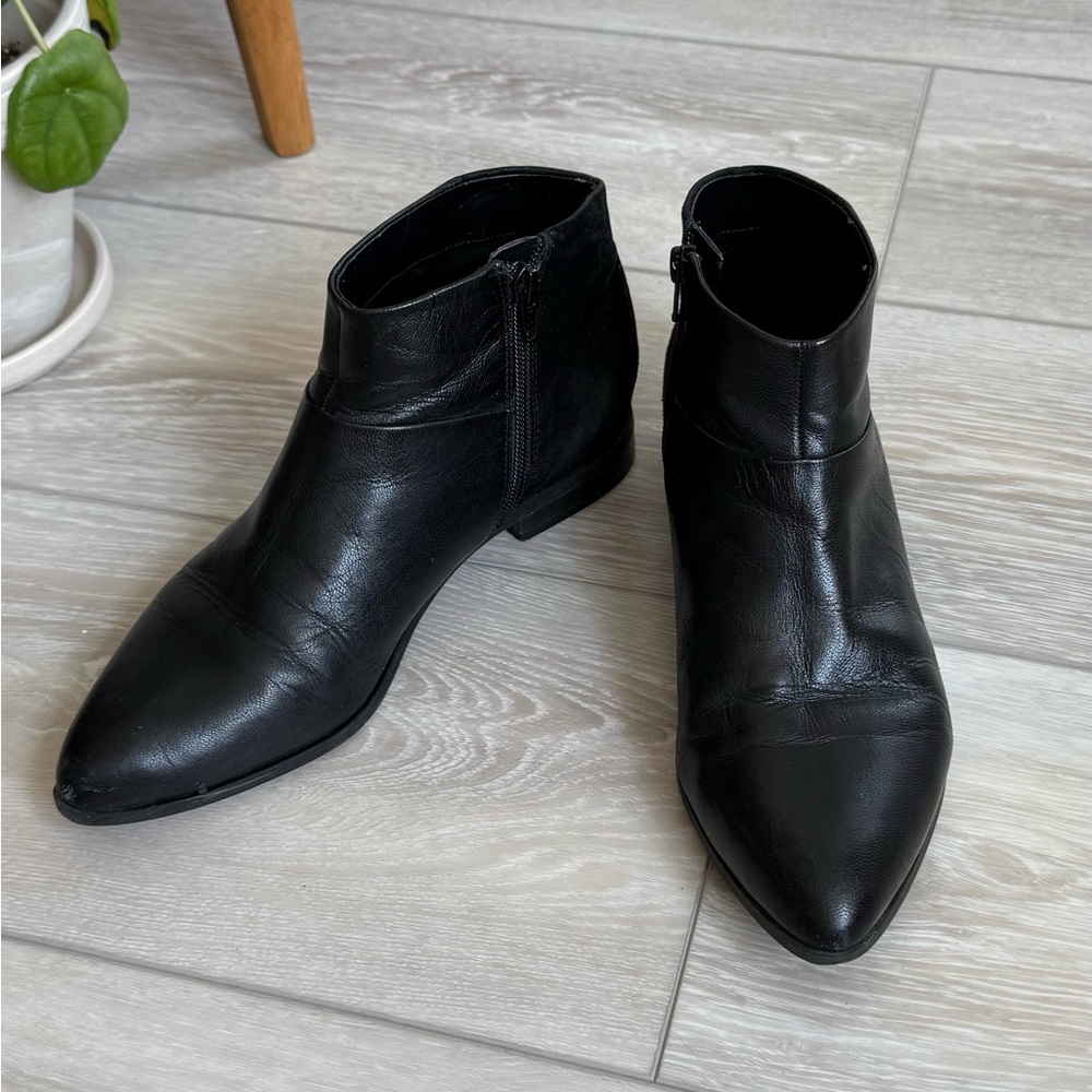 Nine West | Women’s 8 | Oralieo Black Leather/Suede Ankle Boot